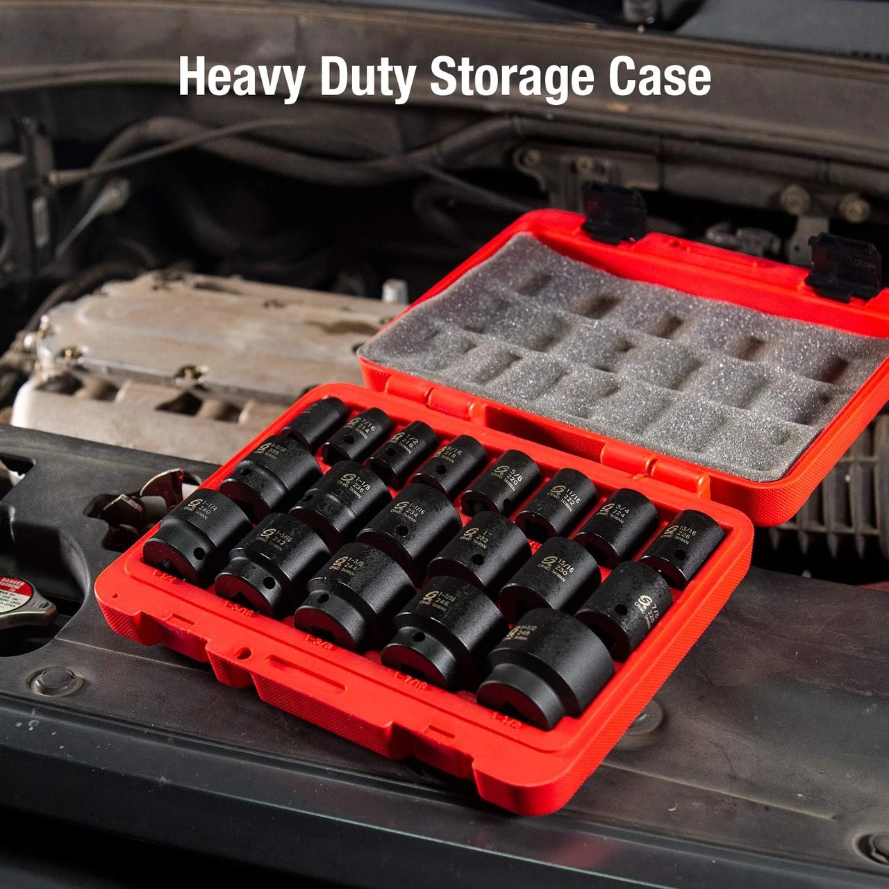 Sunex 19 Pc. SAE Impact Socket Set (2640) — product image 5