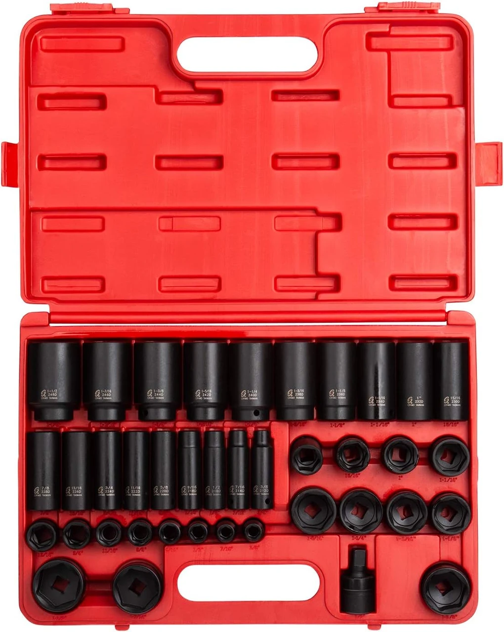 Sunex 1/2" Drive 39 Pc. SAE Master Impact Socket Set (2668) — product image 2