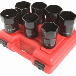 Sunex 1/2" Dr. 7 Pc. Wheel Bearing Lock Nut Set (2847)