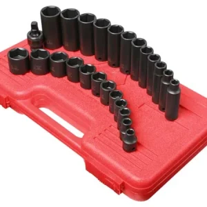 Sunex 3/8" Drive 25 Piece SAE Master Impact Socket Set (3325)