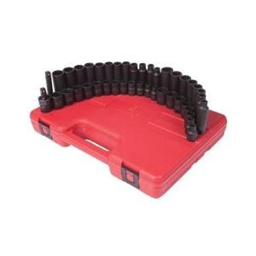 Sunex 42pc 3/8" Standard & Deep Length Impact Socket Set (3342)