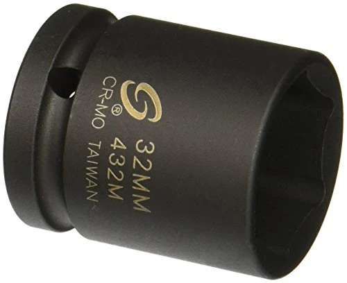 Sunex 3/4-Inch Drive 32-mm Impact Socket (432M)