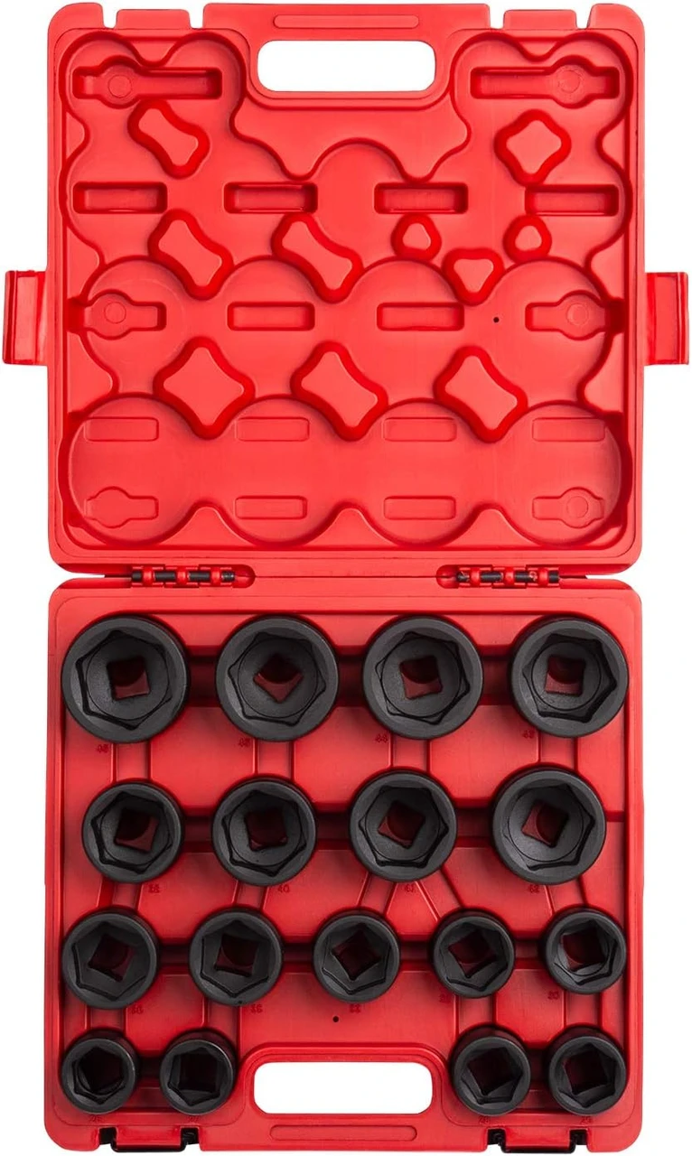 Sunex 3/4" Dr. 17 Pc. Metric Heavy Duty Impact Socket Set (4684) — product image 2
