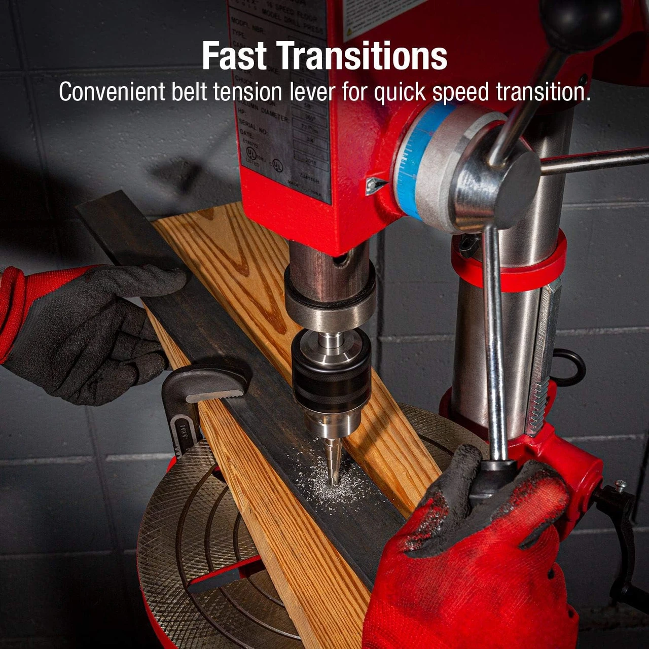 Sunex 16 Speed Floor Drill Press (5000A) — product image 3