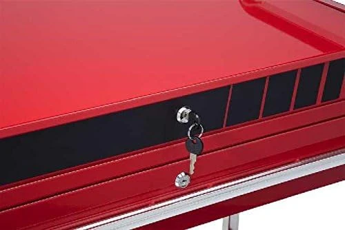 Sunex Service Cart with Locking Top & Drawer - Red (8013A) — product image 4