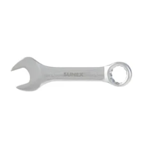 Sunex 18mm Fully Polished Stubby Combination Wrench (993018M)