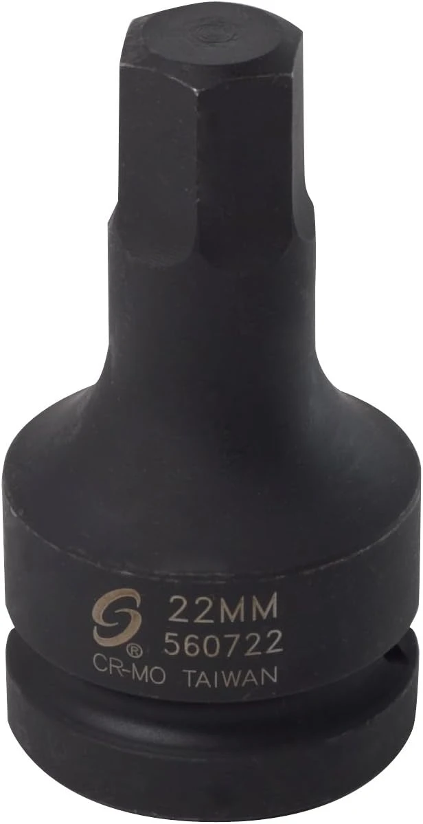 Sunex Tools 1-Inch Drive 22mm Hex Driver Socket (560722)