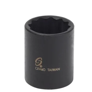 Sunex Tools 3/8-Inch Drive 13mm 12-Point Metric Impact Socket (313MZ)