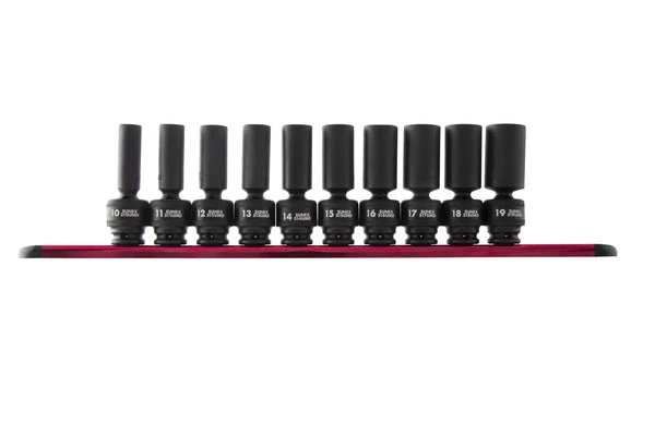 Sunex Tools 10 Piece 3/8" Drive Deep Swivel Socket Set 10-19mm (3660)