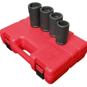 Sunex 4 Piece 3/4 Inch Drive Budd Wheel Impact Socket Set (4626)