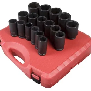 Sunex 17 Piece Metric Deep Impact Socket Set (4686)
