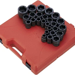 Sunex Tools 26 Piece 3/4" Drive Metric Impact Socket Set (4692)