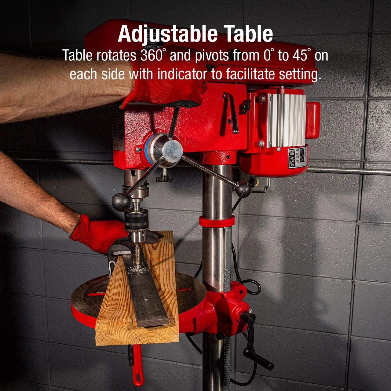 Sunex 16 Speed Drill Press with 3/4 HP Motor (5000A) — product image 4