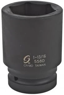 Sunex Tools 564D 1" Drive Deep 6 Point Impact Socket 2"