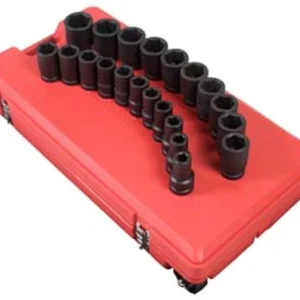 Sunex 1" Drive Deep 21 Piece SAE Impact Socket Set (5693)