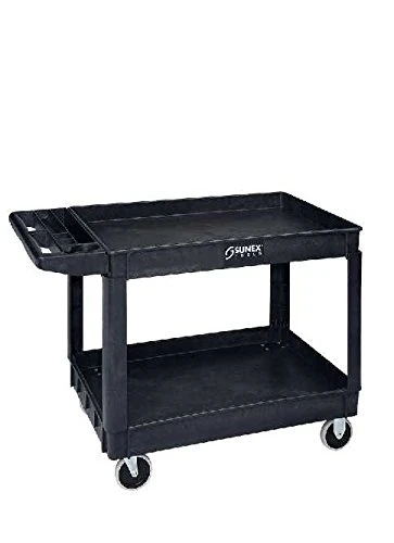 Sunex Large Plastic Utility Cart with Heavy-Duty Wheels (8036) — product image 3