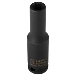 Sunex 1/4" Drive 6-Point Deep Impact Socket, 5.5mm (8055MD)