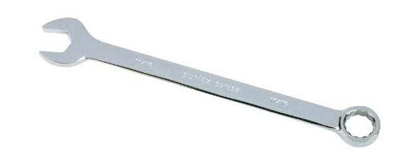 Sunex 11/16-Inch Full Polished V-Groove Wrench (991522A)