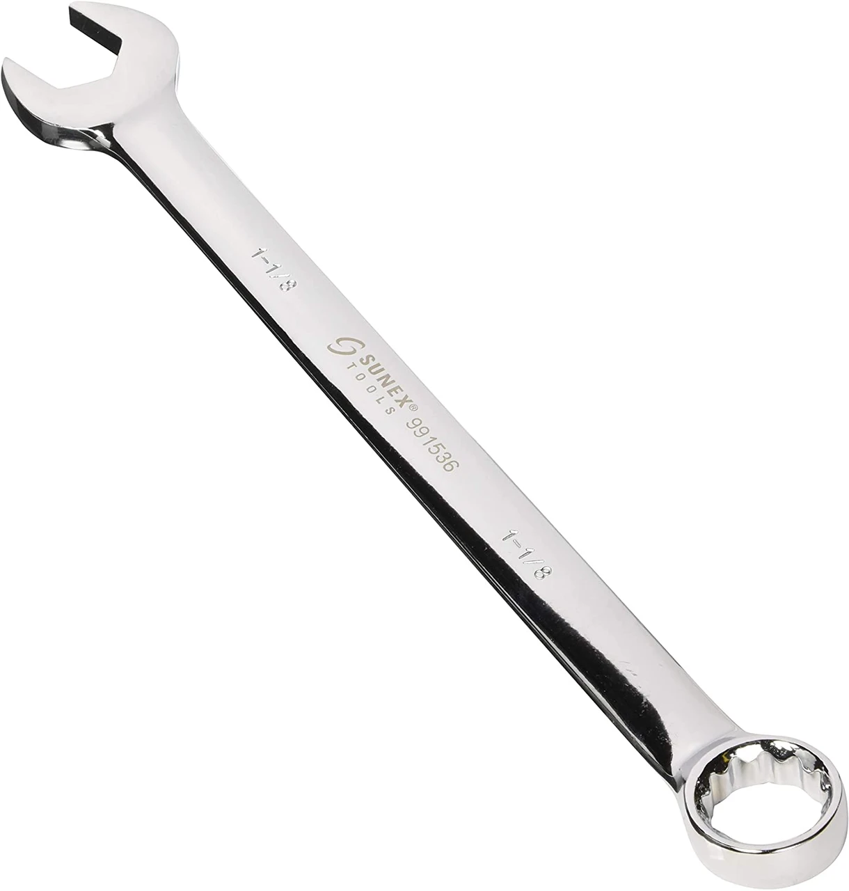 Sunex Tools 1-1/8-Inch V-Groove Full Polished Wrench (991536A)