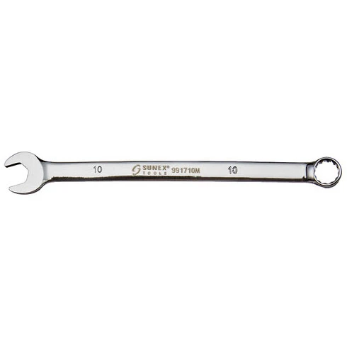 Sunex 10mm Full Polish V-Groove Combination Wrench (991710MA)