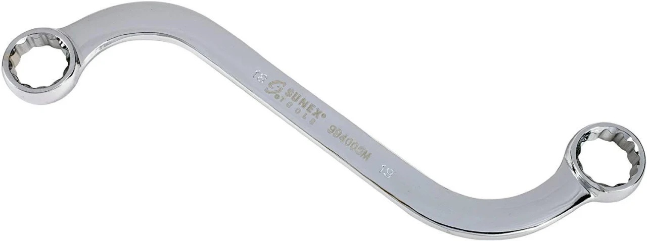 Sunex Tools 18mm X 19mm S-Style Box Wrench (994005M)