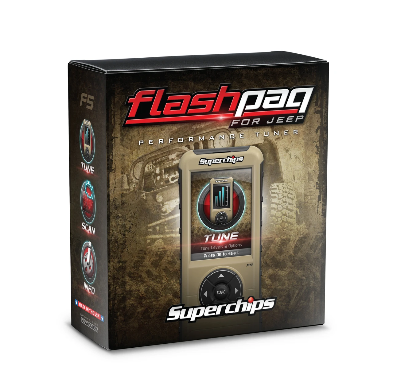 Superchips 3874 F5 Flashpaq for Jeep