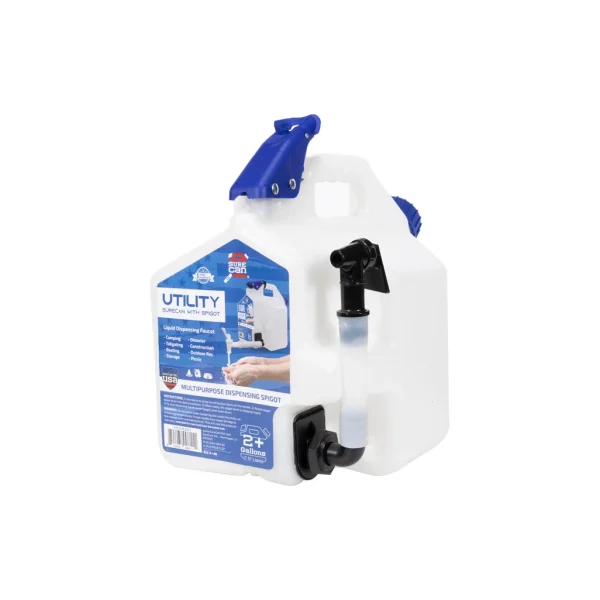 SureCan 2-Gallon Portable Water Station with Multipurpose Spigot (SUR2SU1)