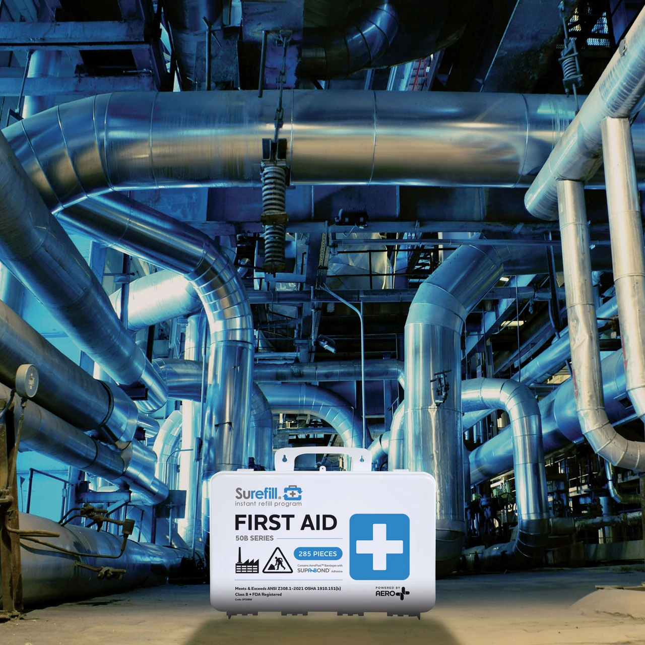 Surefill 50B Series ANSI B First Aid Kit Weatherproof Case (SF50BW)