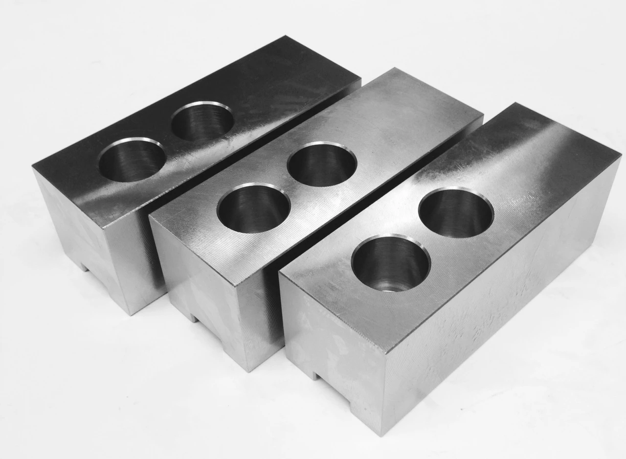 TAIKI 15" 3 Piece 1.5mm x 60�� 25.5mm Steel Soft Jaw (3900-4696) — product image 2