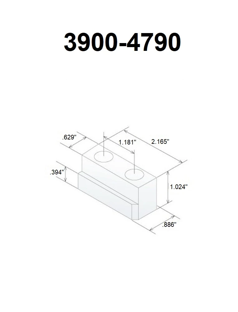 TAIKI 3 Piece Jaw T-Nut Set for 10" B-Type Chuck (3900-4790) — product image 2