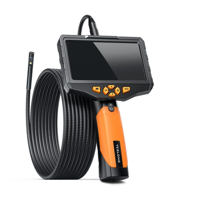 Teslong NTS300D55DL3 inspection monitor with coiled probe cable
