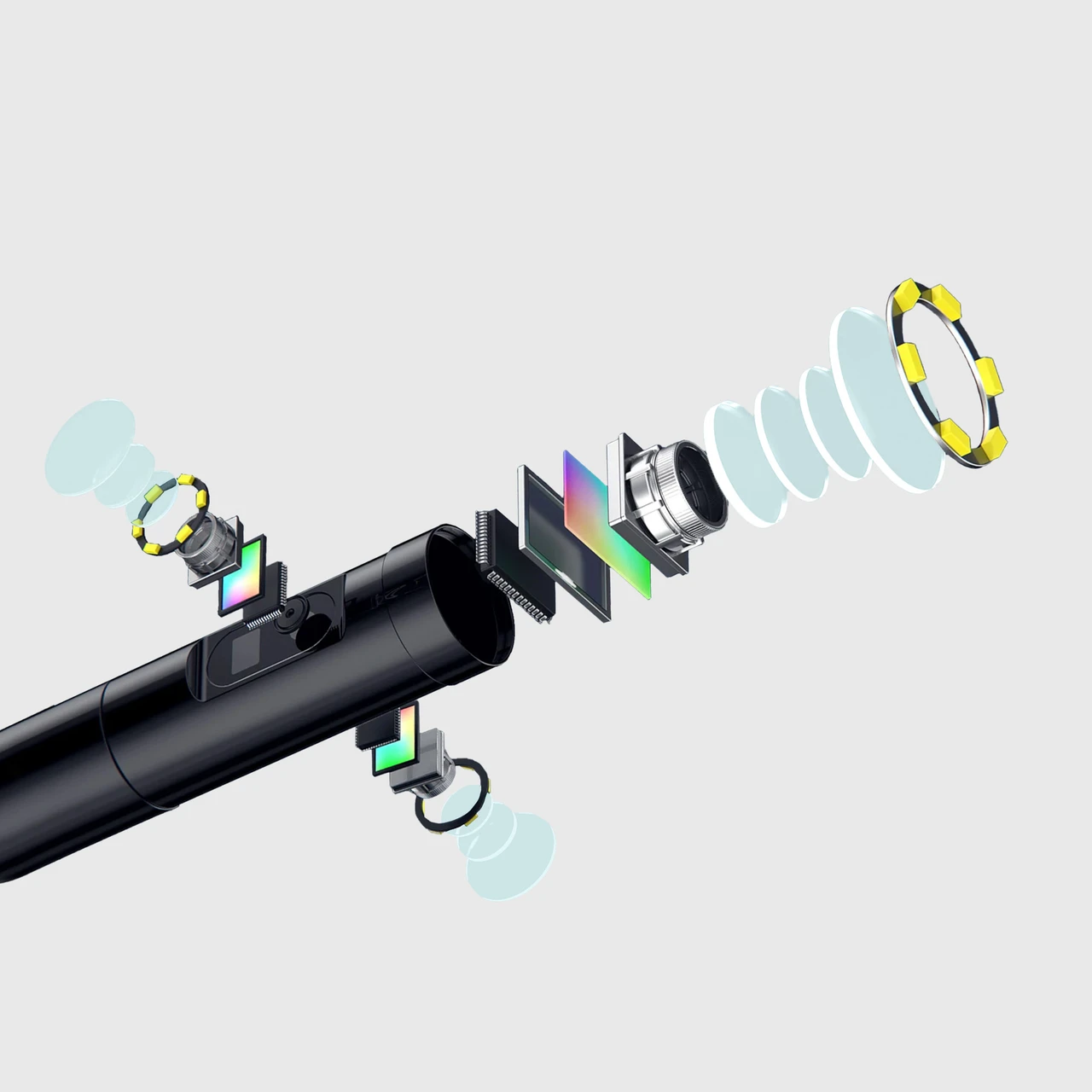 Teslong Replacement Camera Probe - 7.9mm Triple Lens 1 Meter - 3.2ft (CAM79TL1) — product image 2