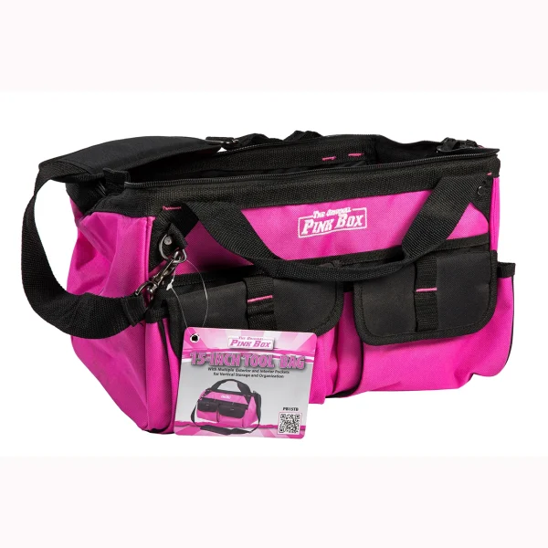 The Original Pink Box 15-Inch Canvas Tool Bag (PB15TB)
