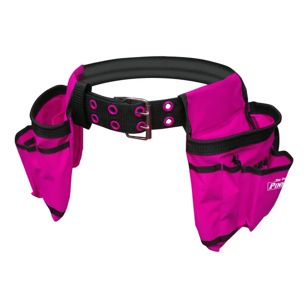 The Original Pink Box 2-Pouch Canvas Tool Belt (PB2BELT)