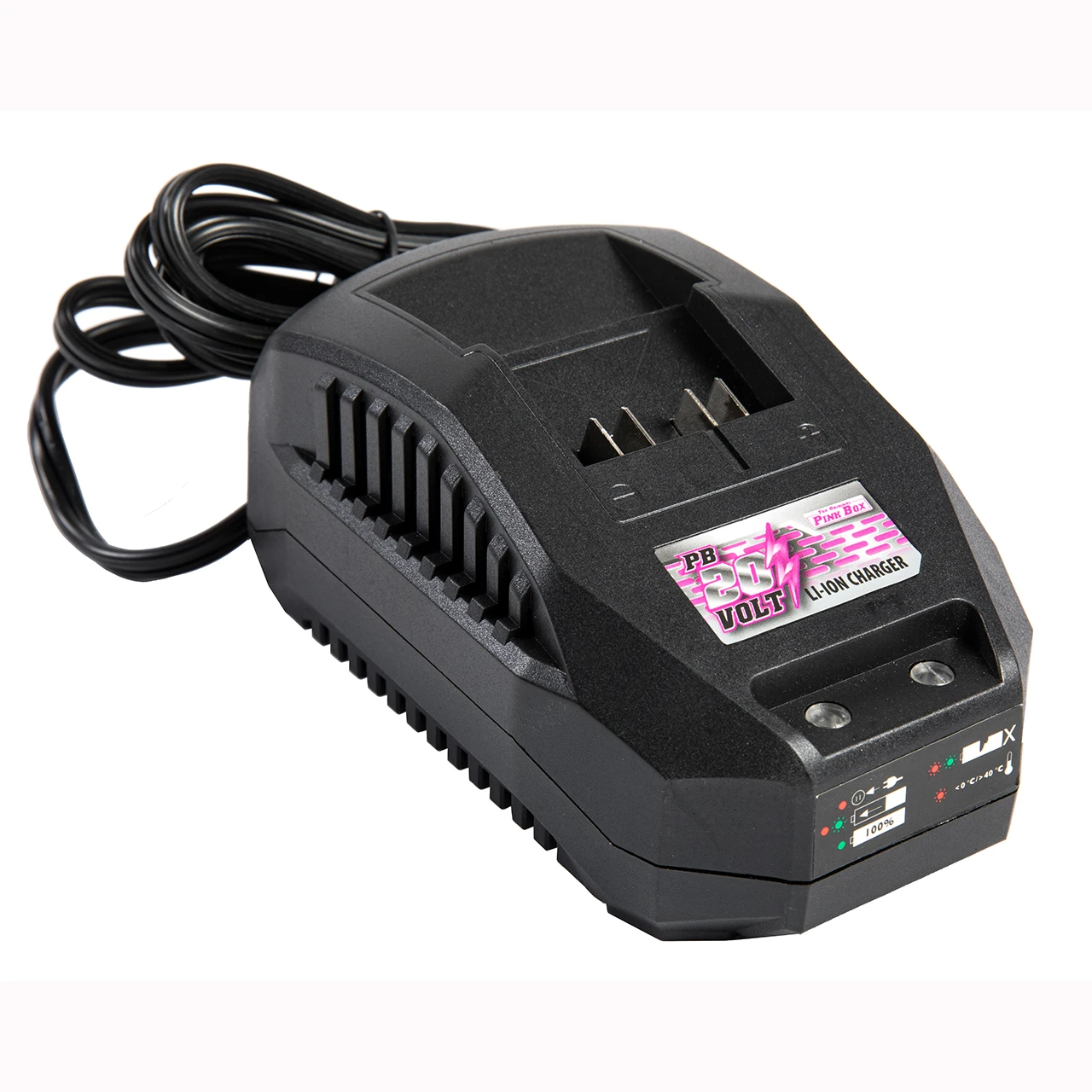 The Original Pink Box 20-Volt Lithium-Ion Battery Charger (PB20VLIC)