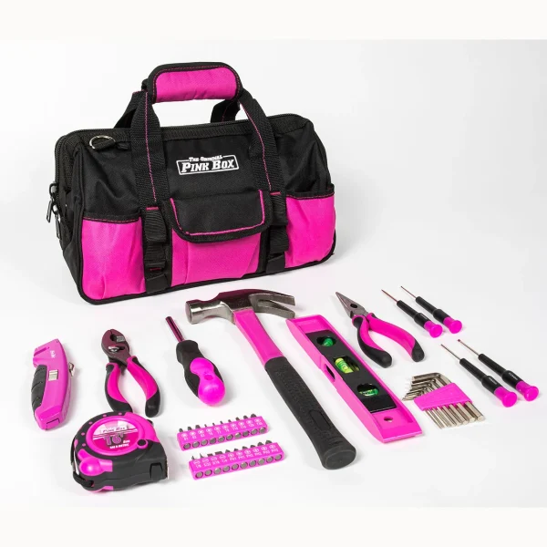 The Original Pink Box 40-Piece Home Tool Kit (PB40TBK)