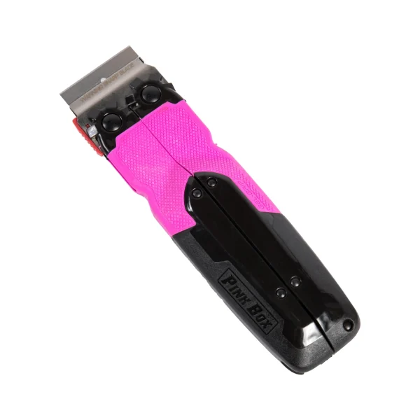 The Original Pink Box Folding Razor Blade Scraper (PB7LFS)
