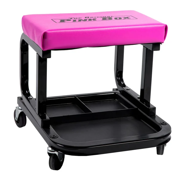 The Original Pink Box Mechanics Creeper Seat with Tool Tray (PB14MCS)