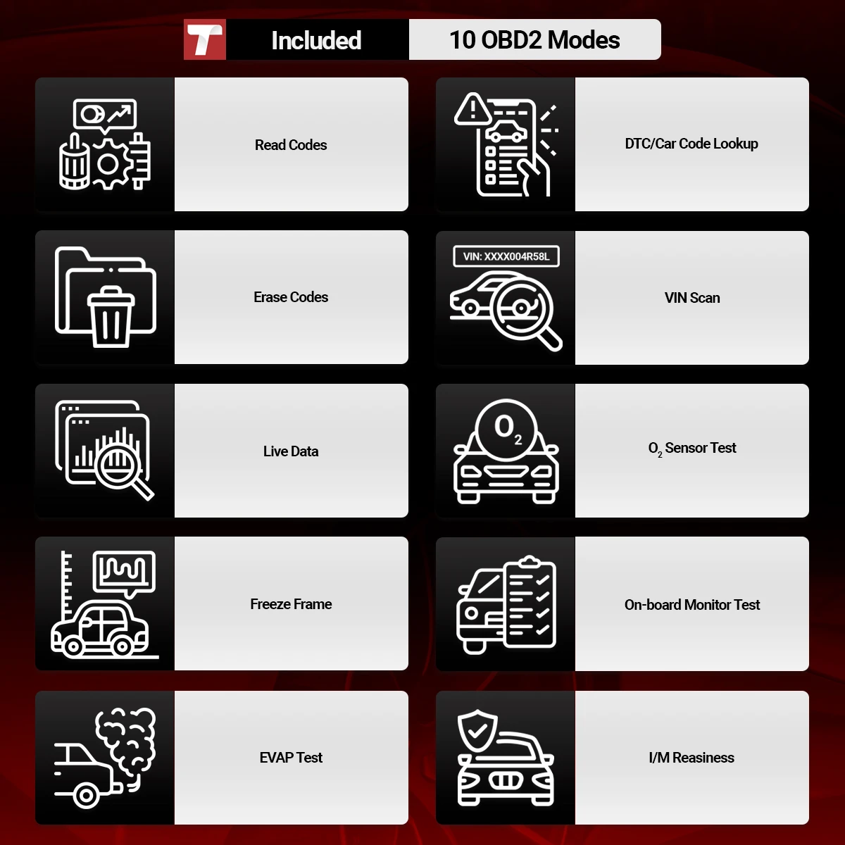 THINKCAR ThinkTool OBD2 Diagnostic Scanner with 7'' Screen (TKT02-PS6) — product image 4
