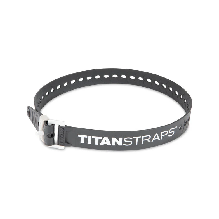 Titan Straps Titan Industrial Straps, 70 Lb Load, 20" Length - Black (TS-0925-BLK)