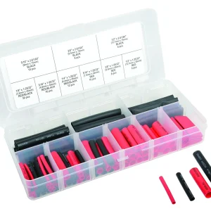 Titan Tools 106pc Dual-Wall Heat Shrink Tube Assortment (45239)