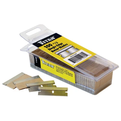 Titan Tools Single Edge #12 Razor Blades 100-Pack (11038)