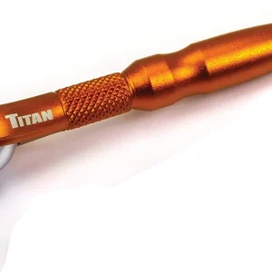 Titan Tools Aluminum Swivel Head Micro Bit Driver 1/4" Orange (11323)