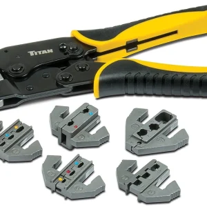 Titan Tools Ratcheting Wire Terminal Crimping Set 7-Piece (11950)
