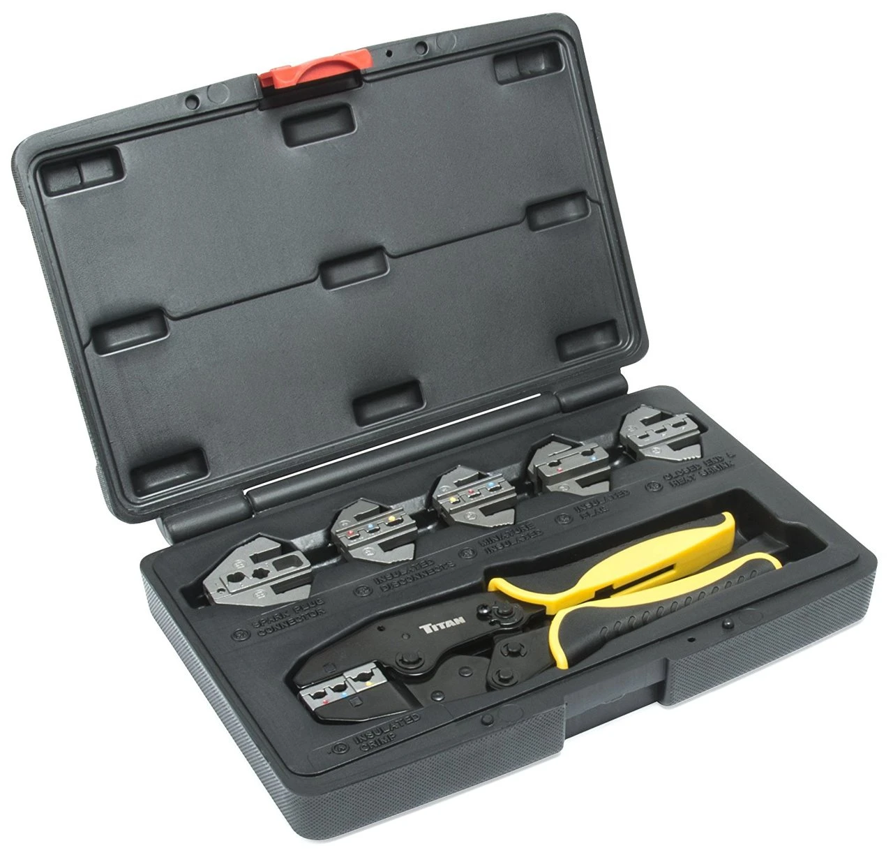 Titan Tools Ratcheting Wire Terminal Crimping Set 7-Piece (11950) — product image 2