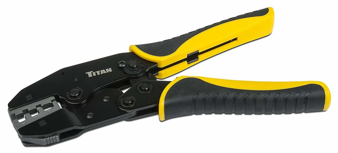 Titan Tools Ratcheting Heat Shrink Terminal Crimper (11955)
