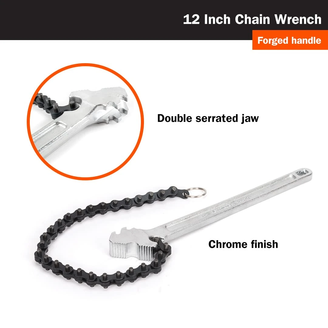 Titan Tools 12" Chain Wrench (21370) — product image 2