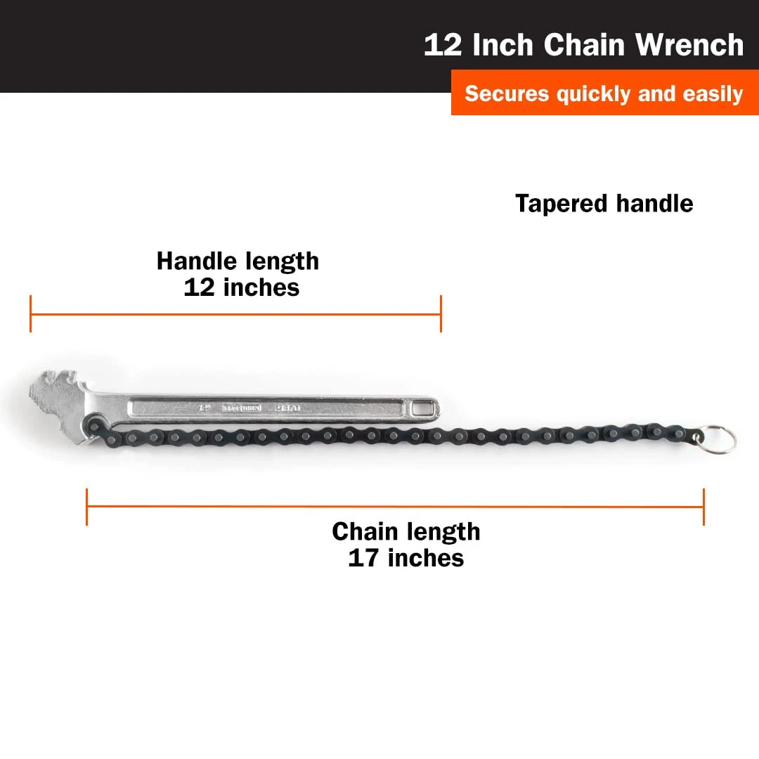 Titan Tools 12" Chain Wrench (21370) — product image 3