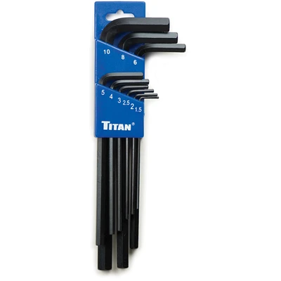 Titan Tools Hex Key Wrench Set Metric 9-Piece (12719)