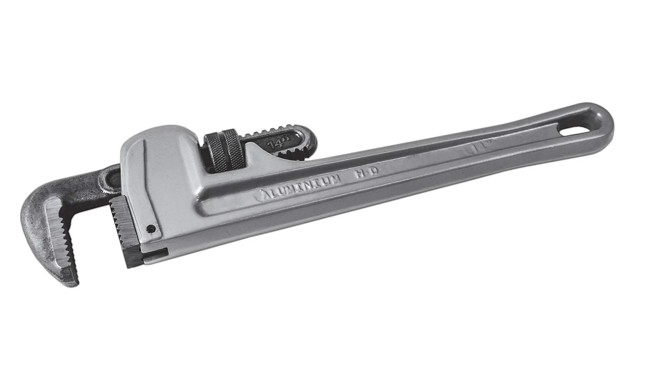 Titan Tools 14" Aluminum Straight Pipe Wrench (21334)